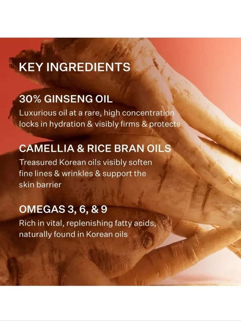 PEACH & LILY SUPER ROOT GINSENG FACIAL OIL.